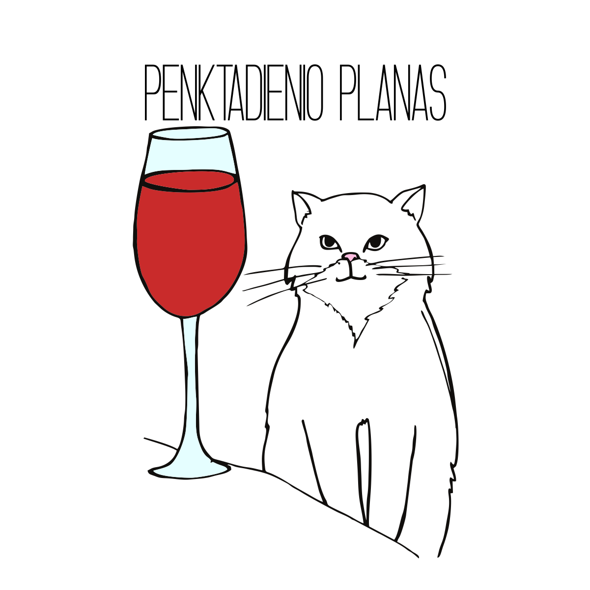 Baltas UNISEX džemperis be gobtuvo "Penktadienio planas"