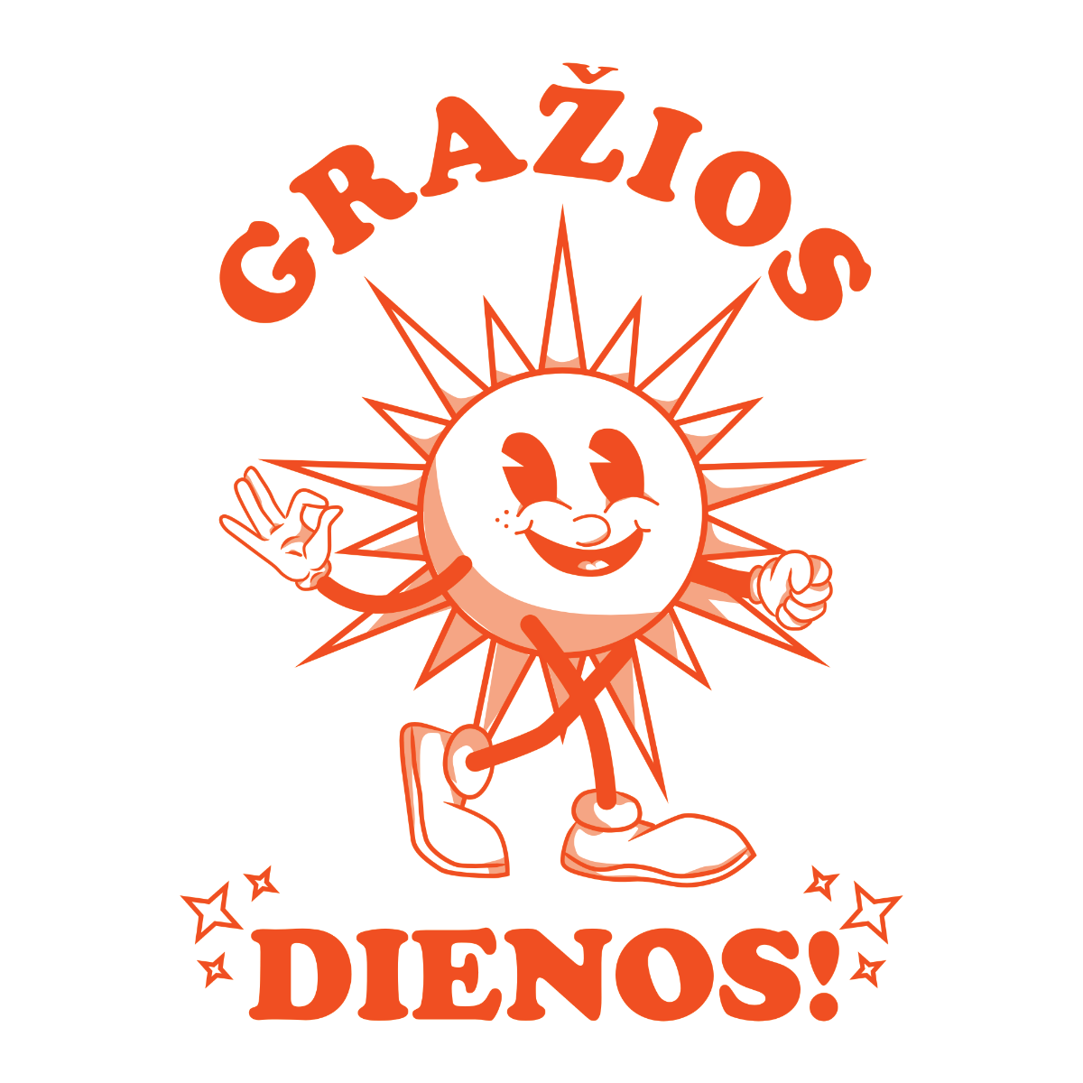 Baltas UNISEX džemperis be gobtuvo "Gražios dienos!" (XS dydis) JUODOJO PENKTADIENIO Pasiūlymas!