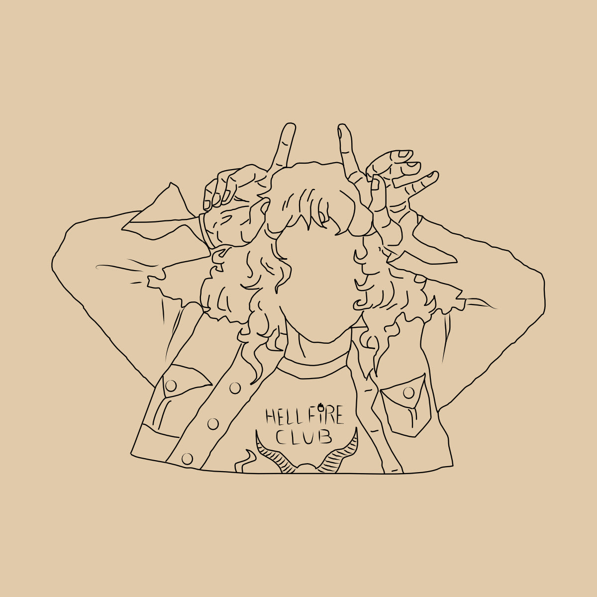 Smėlinis organinės medvilnės džemperis be kapišono "Eddie"