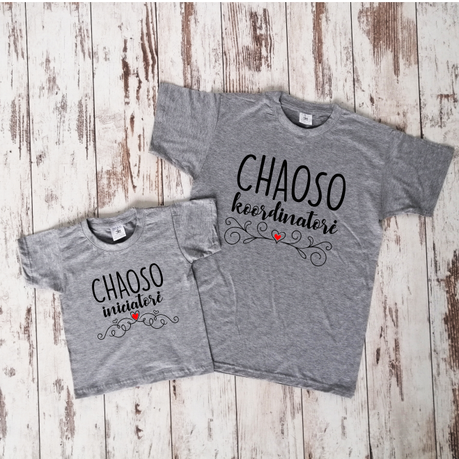 Melanžiniai marškinėliai "Chaoso koordinatorė“