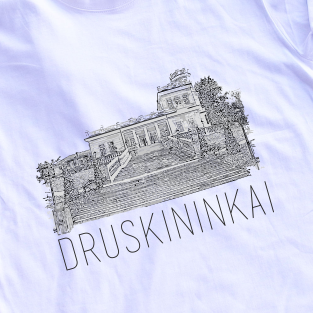 Balti marškinėliai "Druskininkai"