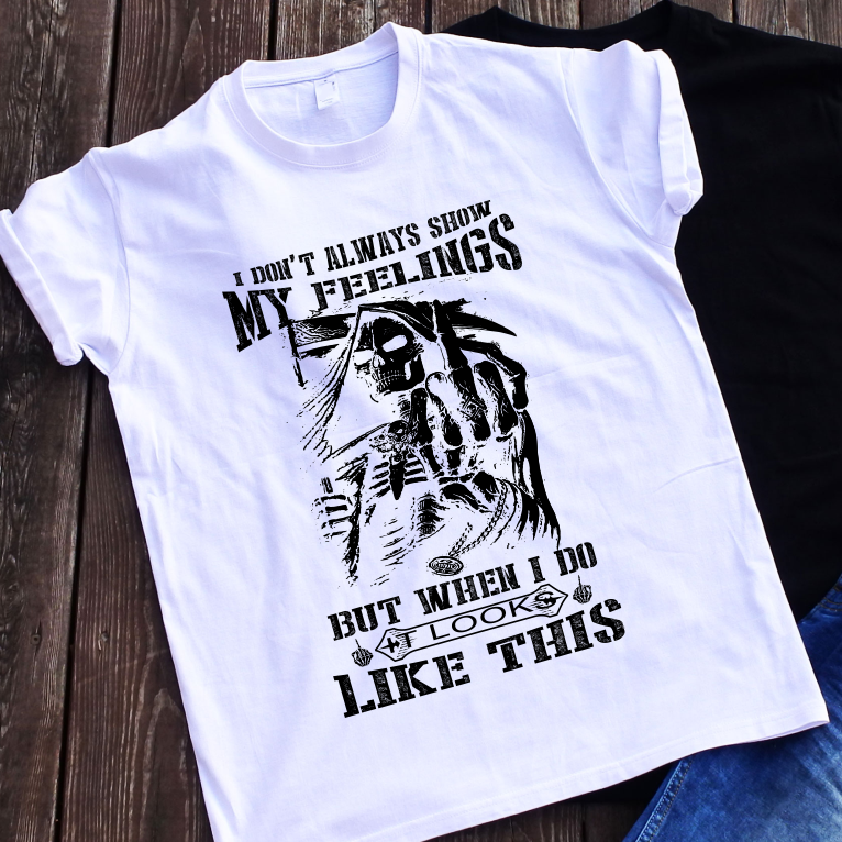 Balti marškinėliai "My feelings“