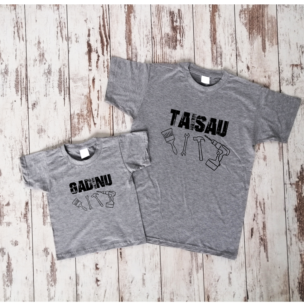 Melanžiniai marškinėliai "Taisau - gadinu“