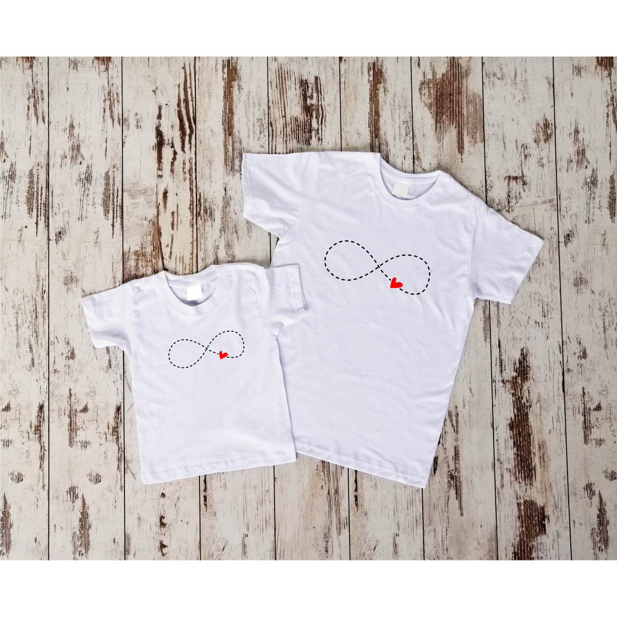 Balti marškinėliai "Begalybė“