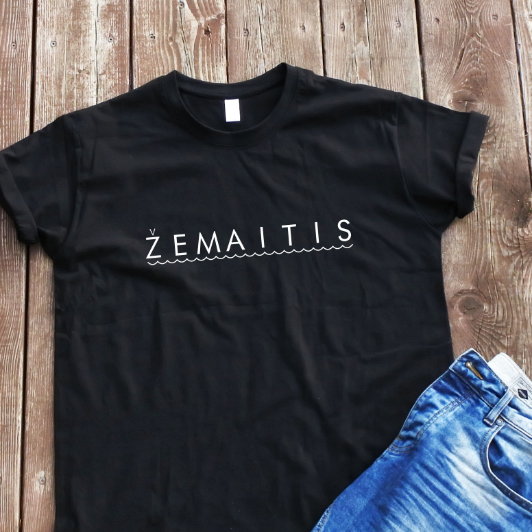 Juodi marškinėliai "Žemaitis"