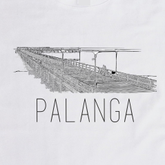 Balti moteriški marškinėliai ''Palanga"