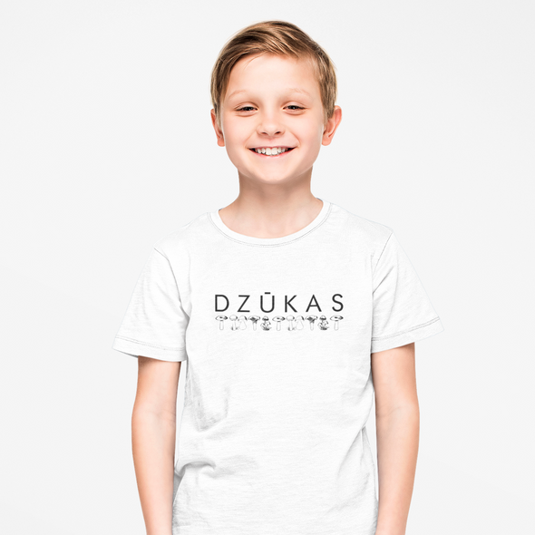 Balti vaikiški marškinėliai "Dzūkas"
