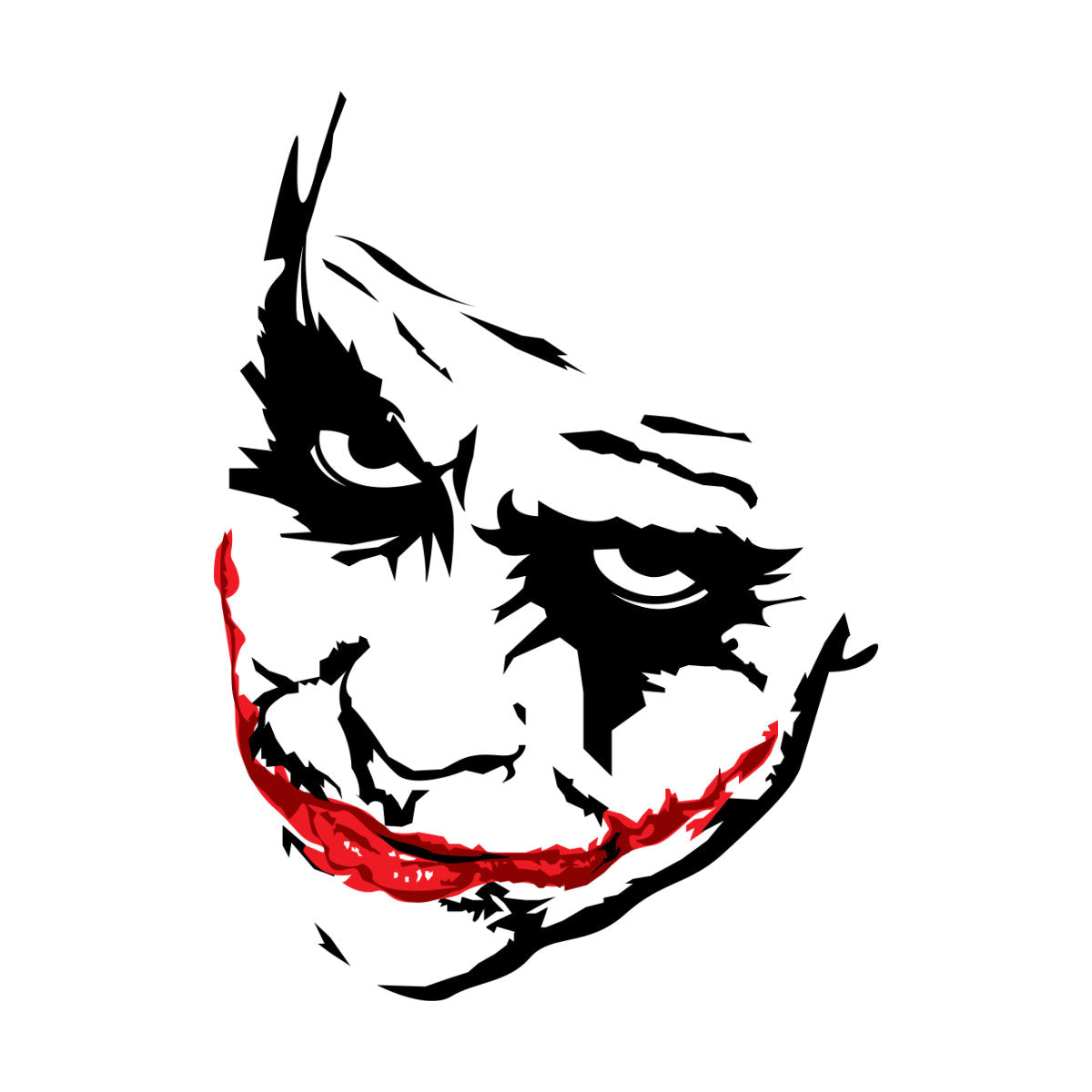 Balti UNISEX marškinėliai "Džokeris“