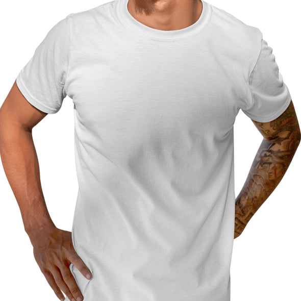 Balti UNISEX ekologiškos medvilnės Špyga taukuota marškinėliai