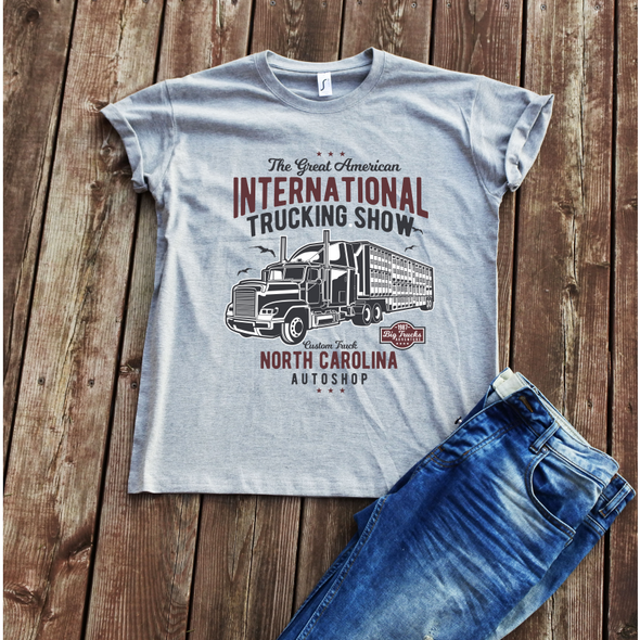 Melanžiniai unisex marškinėliai "International''