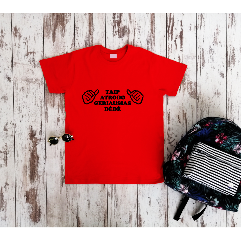 Unisex marškinėliai "Geriausias dėdė"