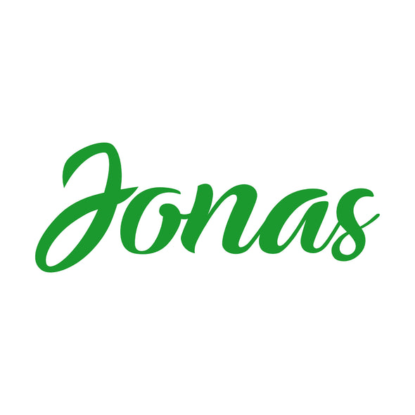Balti UNISEX marškinėliai su aksominiu žaliu marginimu "Jonas"