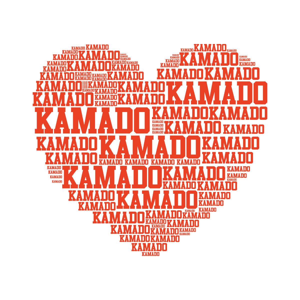 Balti UNISEX marškinėliai "Kamado meilė"