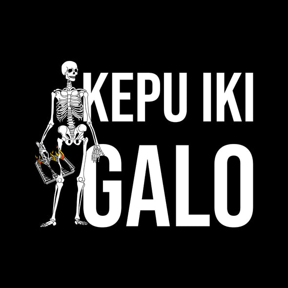 Juodas UNISEX džemperis be gobtuvo "Kepu iki galo"