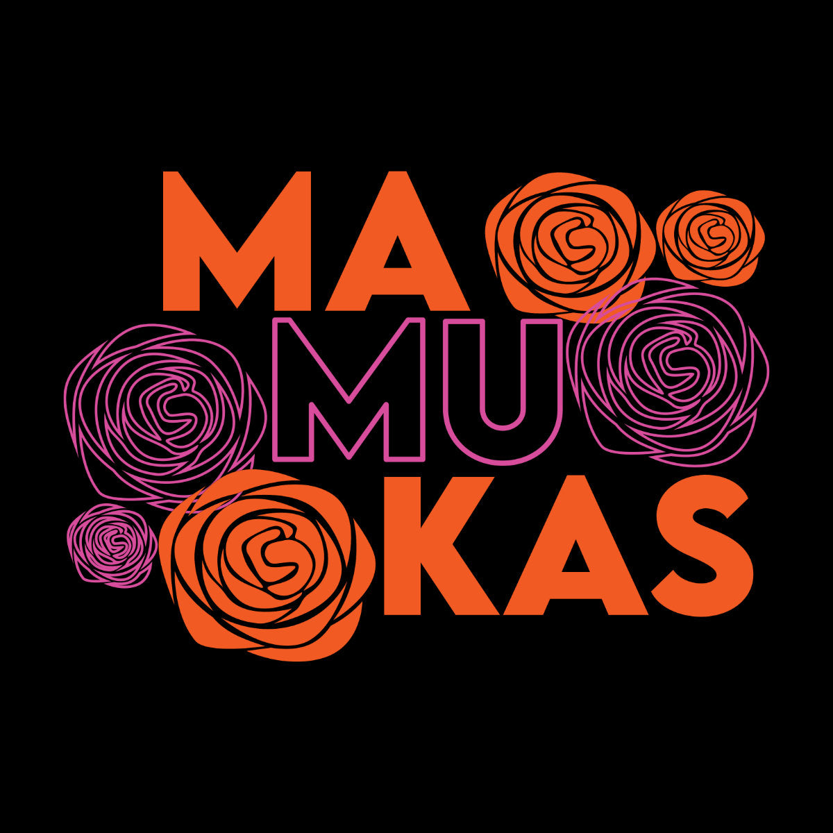 Juodas UNISEX žemperis be gobtuvo "Mamukas"