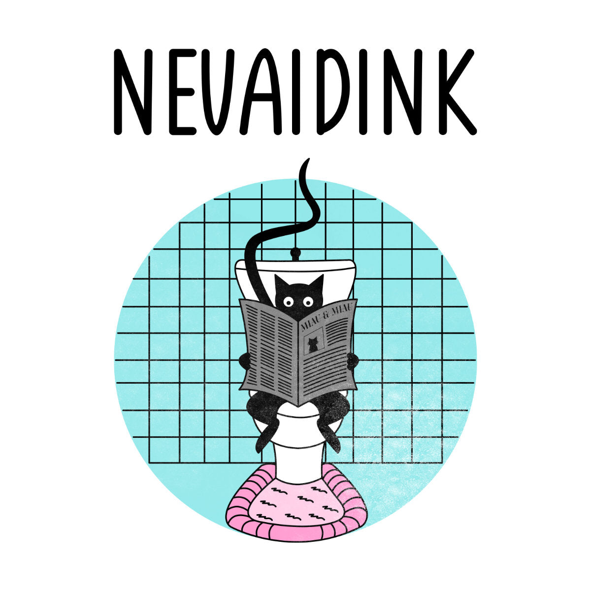 Baltas UNISEX džemperis be gobtuvo "Nevaidink"