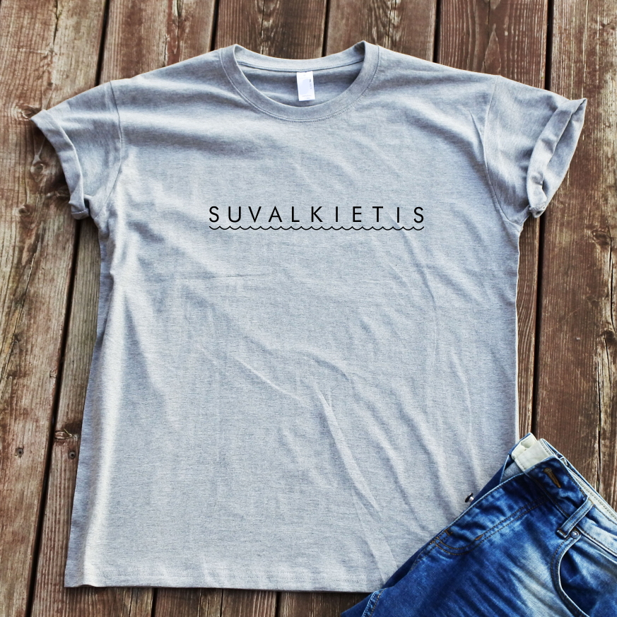 Pilki marškinėliai "Suvalkietis"