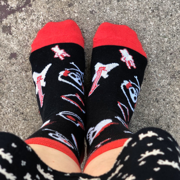 Punk Rock kojinės - Linksmos kojinės (Penguin socks)
