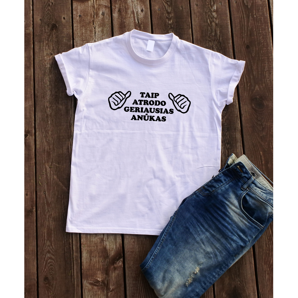 Unisex marškinėliai "Geriausias anūkas"